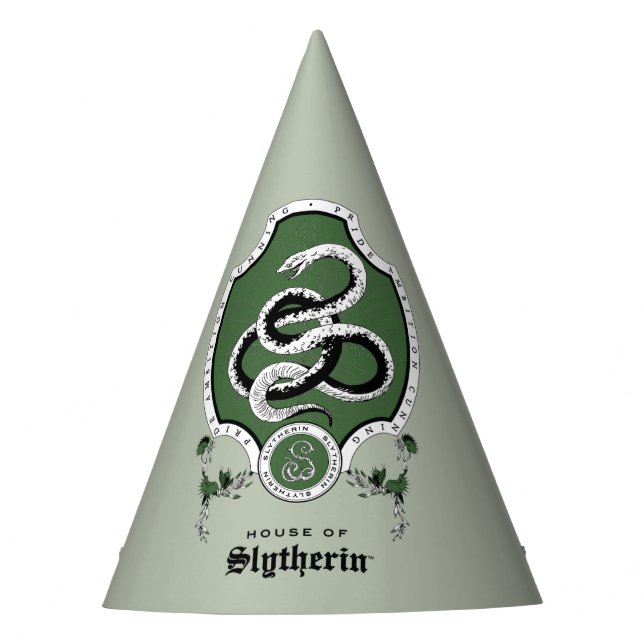 HARRY POTTER™ | Delicate Sketch SLYTHERIN™ Crest Party Hat (Front)