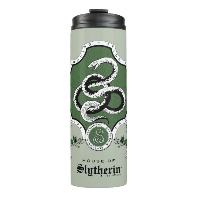 HARRY POTTER™ | Delicate Sketch SLYTHERIN™ Crest Thermal Tumbler (Front)