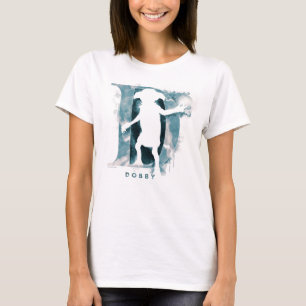 Harry Potter   Dobby Character Watercolor T-Shirt