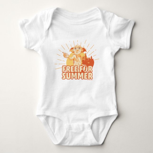 HARRY POTTER™ | Dobby Free For Summer Baby Bodysuit (Front)
