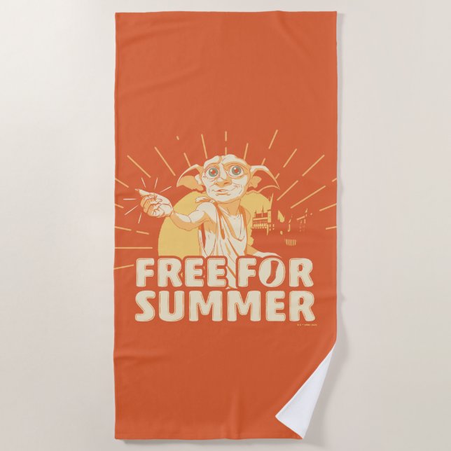 HARRY POTTER™ | Dobby Free For Summer Beach Towel (Front)