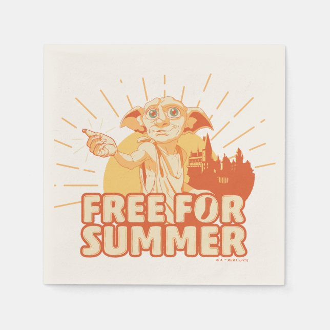 HARRY POTTER™ | Dobby Free For Summer Napkin (Front)
