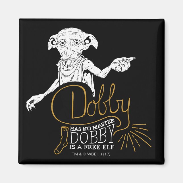 Harry Potter | Dobby Has No Master Magnet (Front)