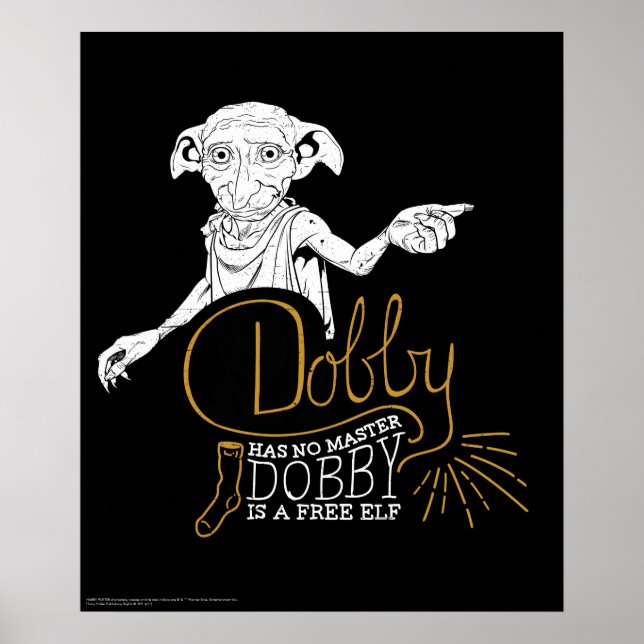 Harry Potter | Dobby Has No Master Poster (Front)