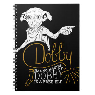 Harry Potter Dobby Has No Master Spiral Notebook