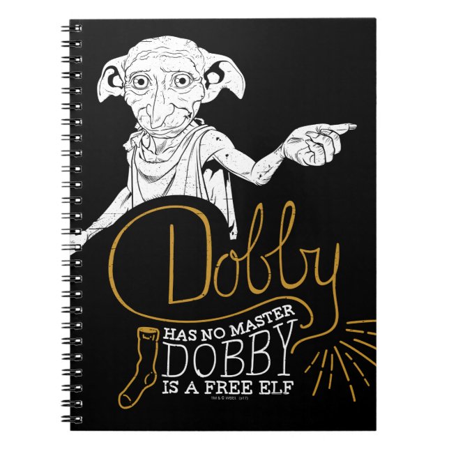 Harry Potter | Dobby Has No Master Spiral Notebook (Front)