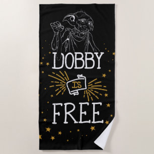 Harry Potter Dobby Is Free Beach Towel