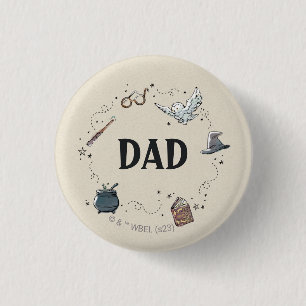 Harry Potter First Birthday Dad 3 Cm Round Badge