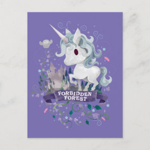 Harry Potter   Forbidden Forest Unicorn Graphic Postcard