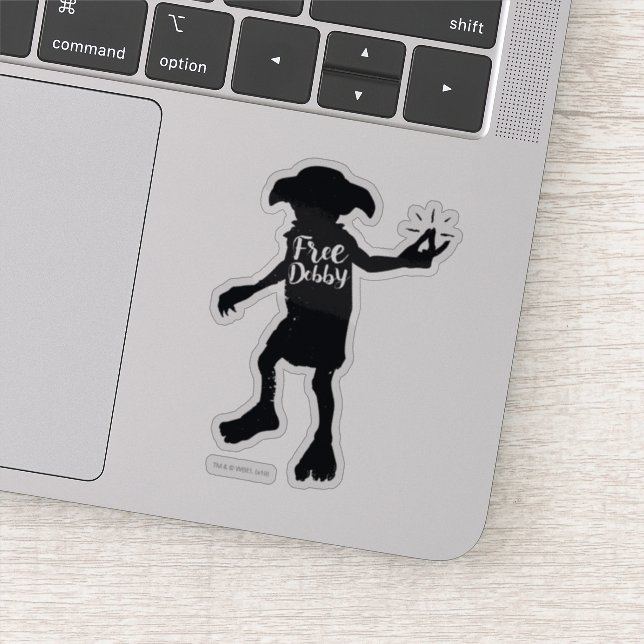 Harry Potter | "Free Dobby" Silhouette Typography (Detail)