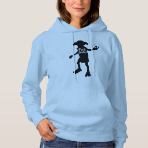 Harry Potter   "Free Dobby" Silhouette Typography Hoodie