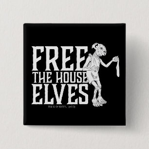 Harry Potter   Free The House Elves 15 Cm Square Badge