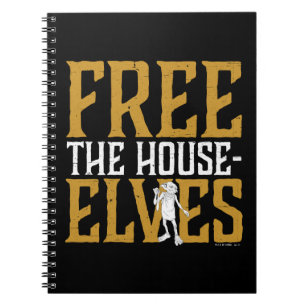 Harry Potter Free The House Elves Spiral Notebook