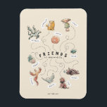 HARRY POTTER™ | Friends of Hogwarts Magnet<br><div class="desc">This sweet HARRY POTTER™ graphic features the friends of HOGWARTS™.</div>