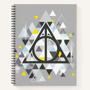 Harry Potter Geometric Deathly Hallows Symbol Notebook