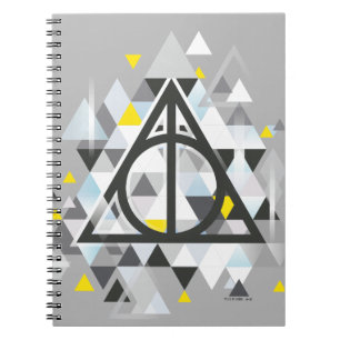 Harry Potter Geometric Deathly Hallows Symbol Notebook