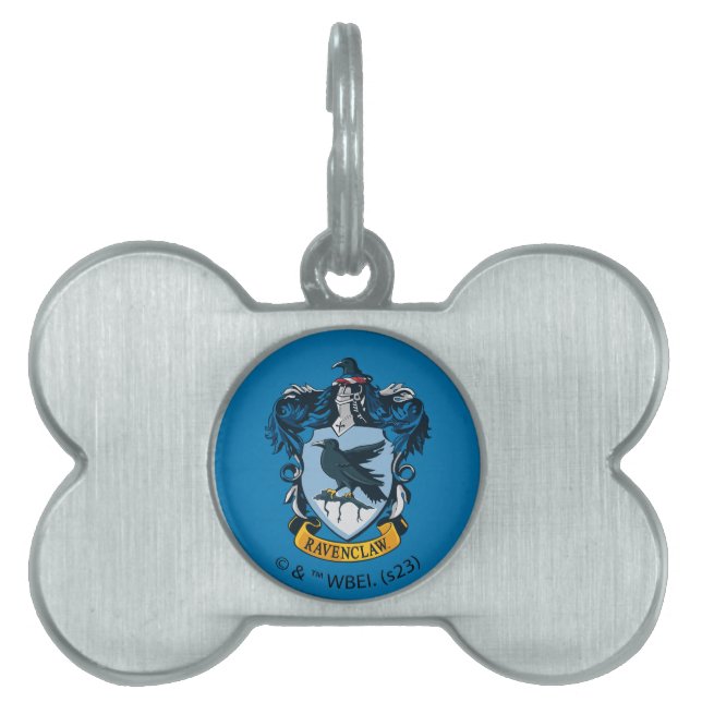 Harry Potter  | Gothic Ravenclaw Crest Pet ID Tag (Front)