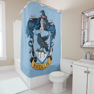 Harry Potter    Gothic Ravenclaw Crest Shower Curtain