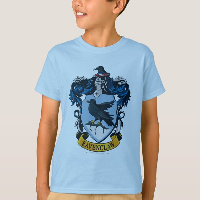 Harry Potter  | Gothic Ravenclaw Crest T-Shirt (Front)