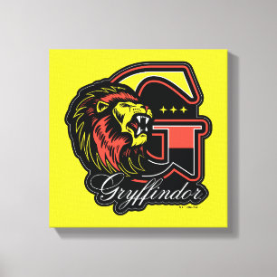 HARRY POTTER™   GRYFFINDOR™ Athletic Badge Canvas Print
