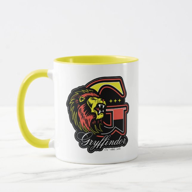 HARRY POTTER™ | GRYFFINDOR™ Athletic Badge Mug (Left)