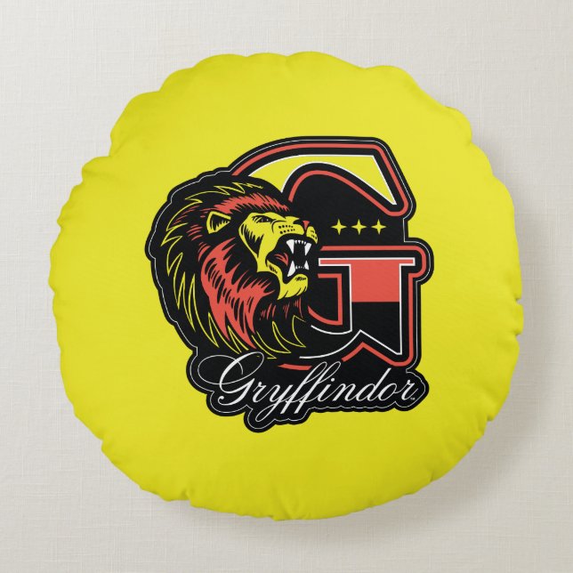 HARRY POTTER™ | GRYFFINDOR™ Athletic Badge Round Cushion (Front)