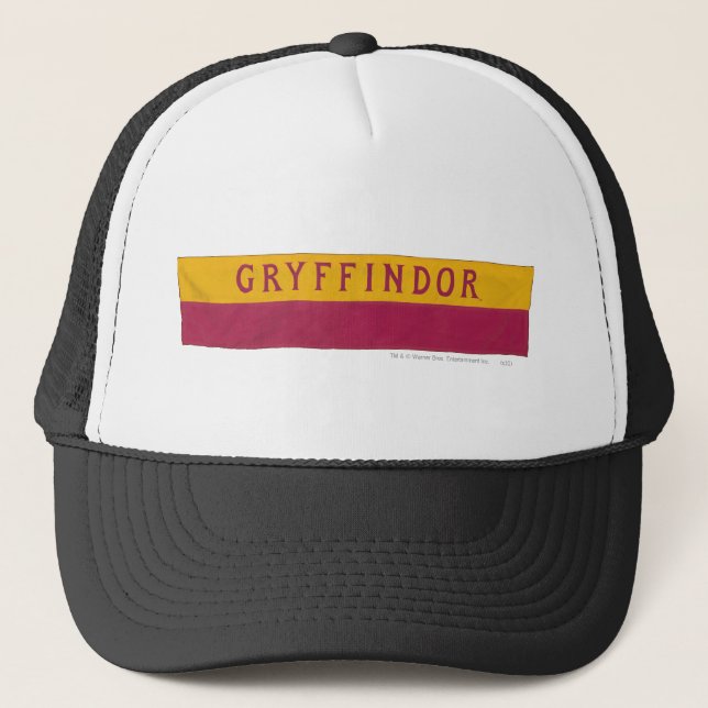 Harry Potter | Gryffindor Banner Trucker Hat (Front)