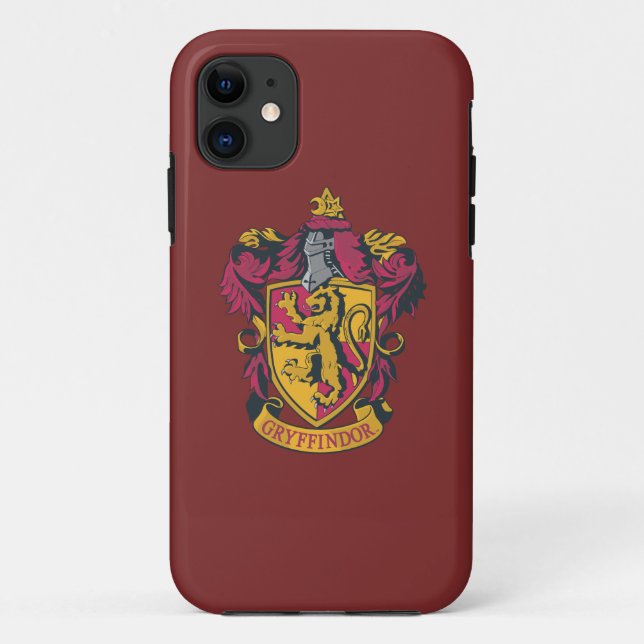 Harry Potter | Gryffindor Crest Gold and Red Case-Mate iPhone Case (Back)