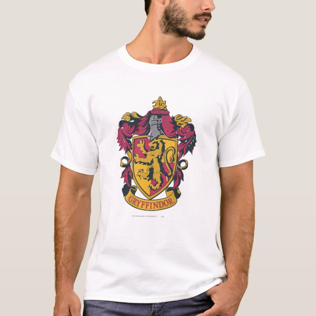 Harry Potter | Gryffindor Crest Gold and Red T-Shirt (Front)