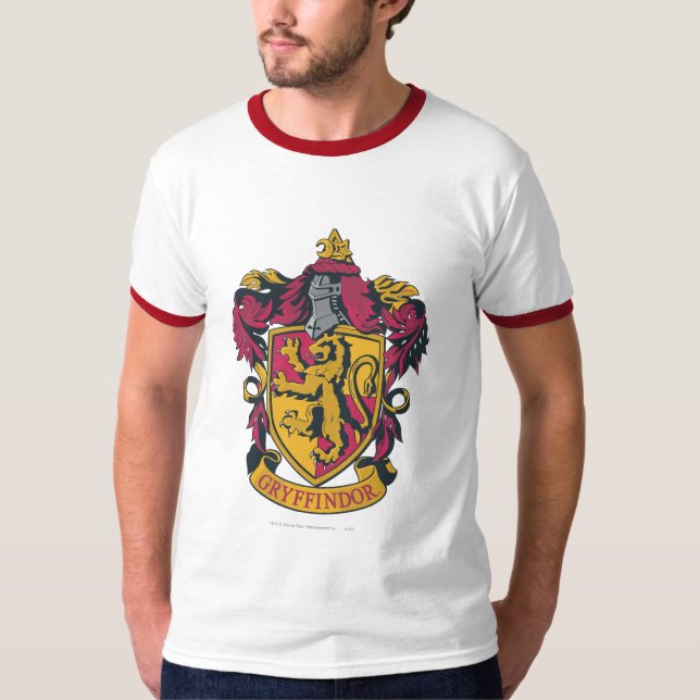 Harry Potter | Gryffindor Crest Gold and Red T-Shirt (Front)