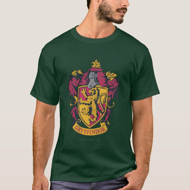 Harry Potter | Gryffindor Crest Gold and Red T-Shirt (Front)