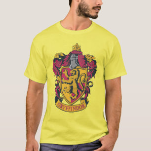 Harry Potter   Gryffindor Crest Gold and Red T-Shirt