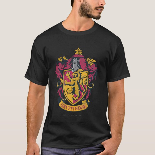 Harry Potter | Gryffindor Crest Gold and Red T-Shirt (Front)