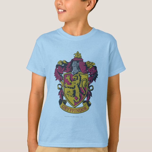 Harry Potter | Gryffindor Crest Gold and Red T-Shirt (Front)
