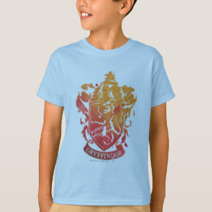 Harry Potter Gryffindor Crest - Splattered T-Shirt