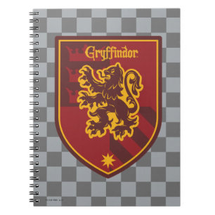 Harry Potter   Gryffindor House Pride Crest Spiral Notebook