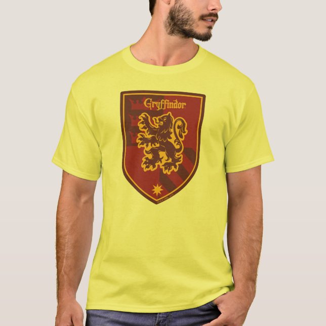 Harry Potter | Gryffindor House Pride Crest T-Shirt (Front)