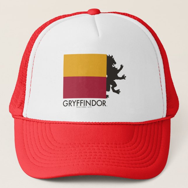 Harry Potter | Gryffindor House Pride Graphic Trucker Hat (Front)