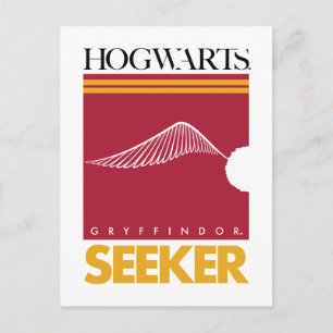 Harry Potter   GRYFFINDOR™ House Quidditch Seeker Postcard