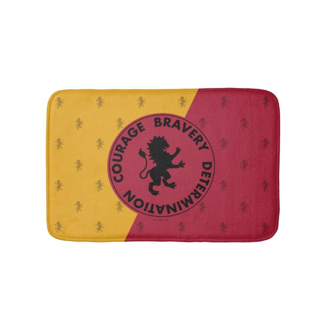 Harry Potter | GRYFFINDOR™ House Traits Graphic Bath Mat (Front)