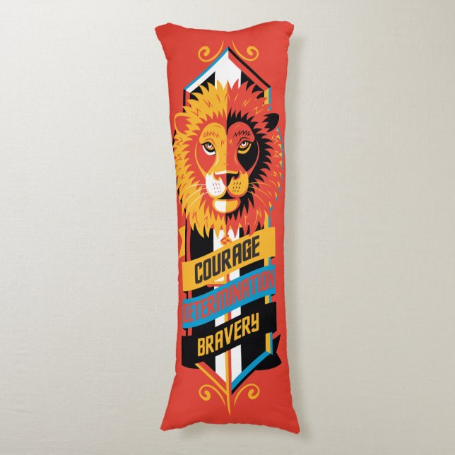 Harry Potter | GRYFFINDOR™ House Traits Sigil Body Cushion (Front Vertical)