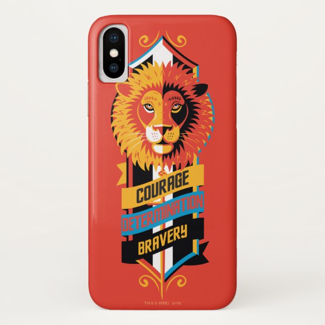 Harry Potter | GRYFFINDOR™ House Traits Sigil Case-Mate iPhone Case (Back)