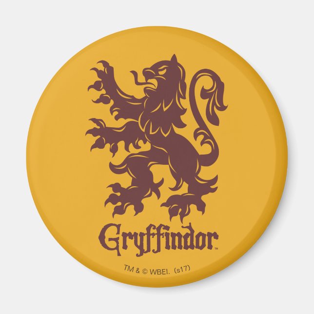 Harry Potter | Gryffindor Lion Graphic Magnet (Front)