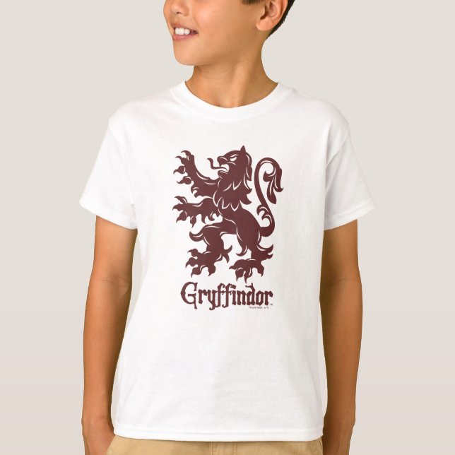 Harry Potter | Gryffindor Lion Graphic T-Shirt (Front)