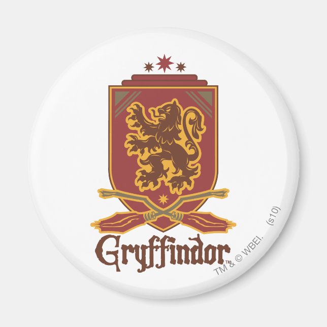 Harry Potter | Gryffindor QUIDDITCH™  Badge Magnet (Front)