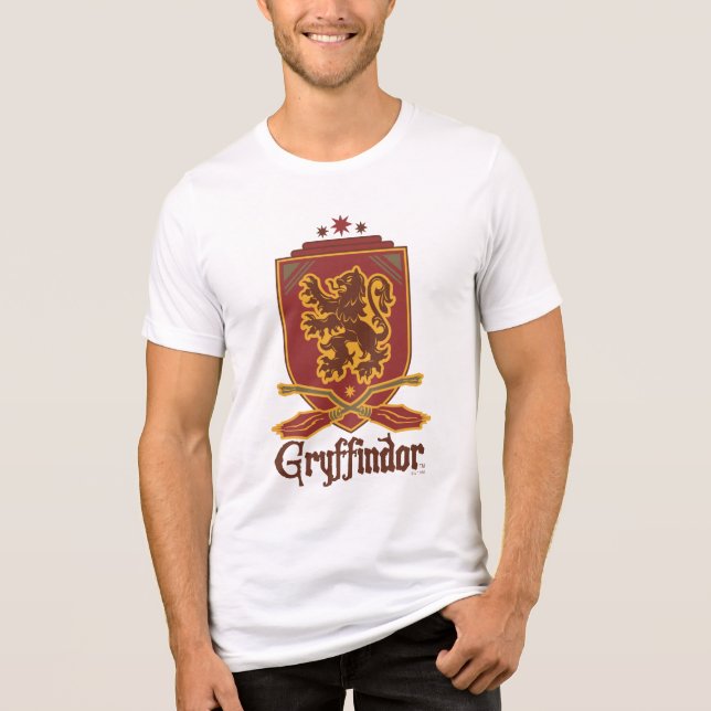 Harry Potter | Gryffindor QUIDDITCH™  Badge Tri-Blend Shirt (Front)