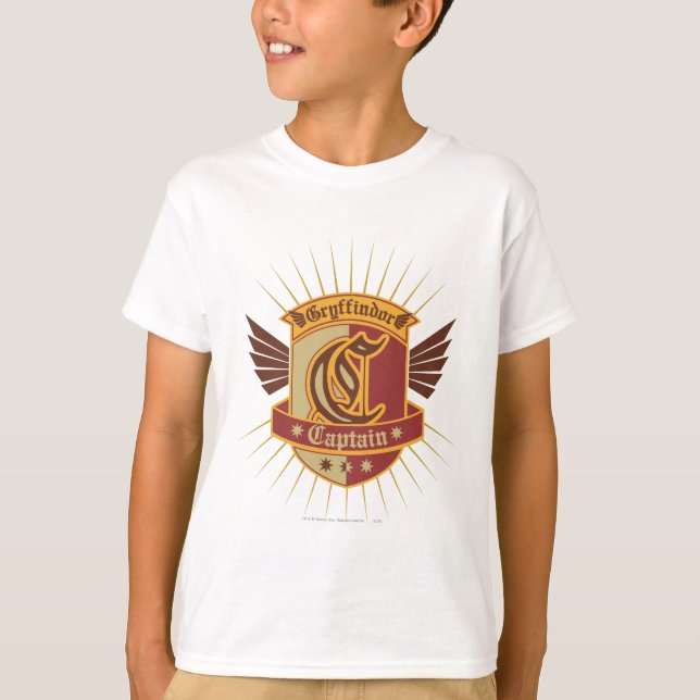 Harry Potter | Gryffindor QUIDDITCH™  Captain Logo T-Shirt (Front)