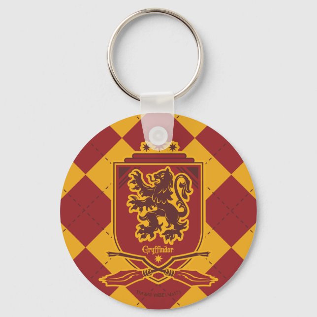 Harry Potter | Gryffindor QUIDDITCH™  Crest Key Ring (Front)