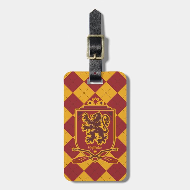 Harry Potter | Gryffindor QUIDDITCH™  Crest Luggage Tag (Front Vertical)