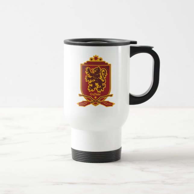 Harry Potter | Gryffindor QUIDDITCH™  Crest Travel Mug (Right)